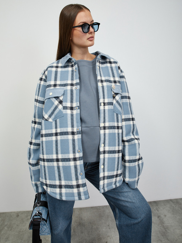 ZOOT.lab Modrá dámská mikina se zipem na zádech ZOOT.lab Salwa