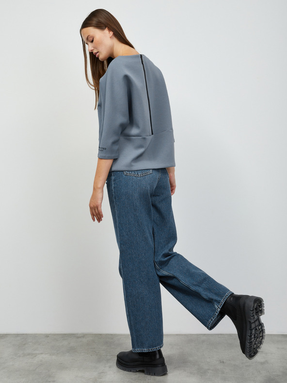 ZOOT.lab Modrá dámská mikina se zipem na zádech ZOOT.lab Salwa