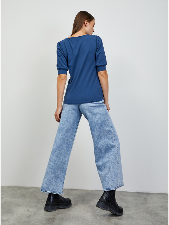 ZOOT.lab Modré dámské basic tričko ZOOT.lab Shia