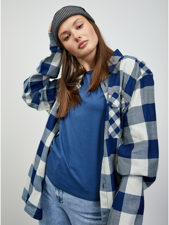 ZOOT.lab Modré dámské basic tričko ZOOT.lab Shia