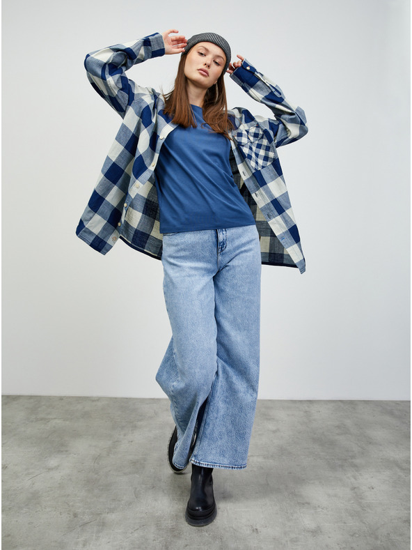 ZOOT.lab Modré dámské basic tričko ZOOT.lab Shia