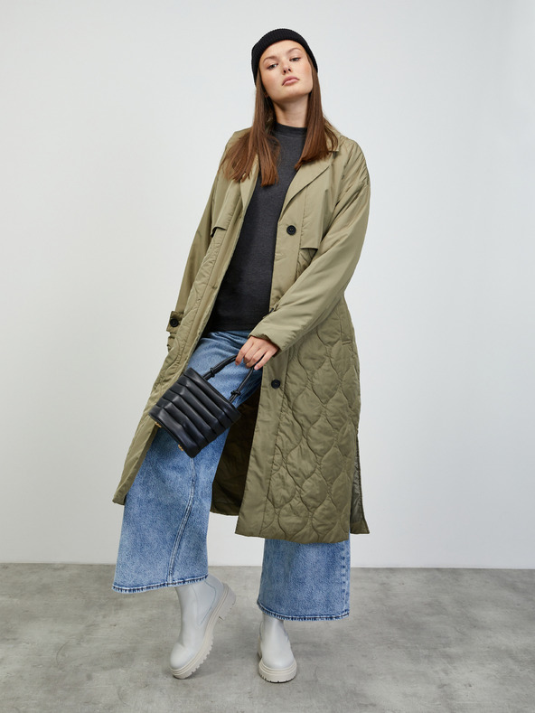 ZOOT.lab Tmavě šedé dámské žíhané basic tričko ZOOT.lab Bobbi