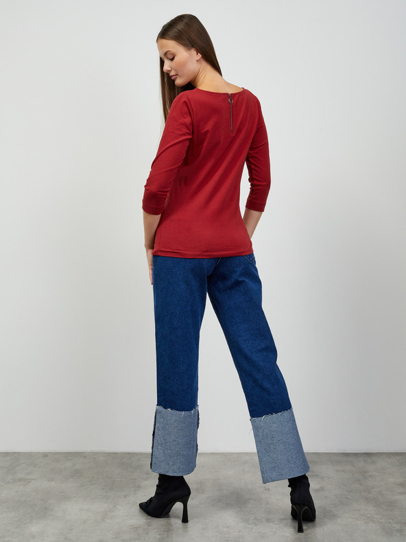 ZOOT.lab Červené dámské basic tričko ZOOT.lab Zion