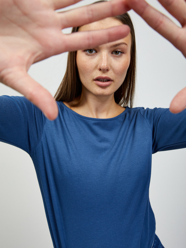 ZOOT.lab Modré dámské basic tričko ZOOT.lab Zion