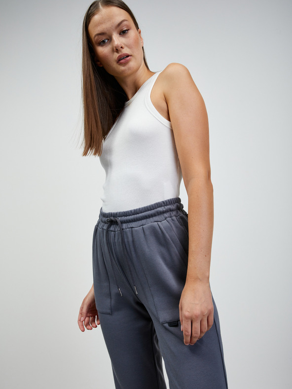 ZOOT.lab Tmavě šedé dámské basic tepláky ZOOT.lab Novalee