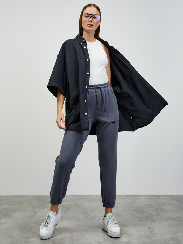 ZOOT.lab Tmavě šedé dámské basic tepláky ZOOT.lab Novalee