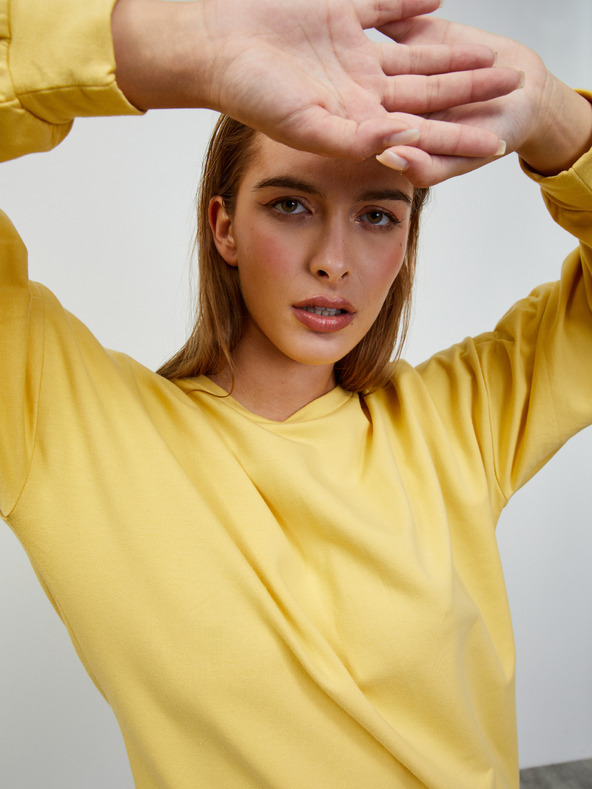 ZOOT.lab Žluté mikinové basic šaty ZOOT.lab Sloane