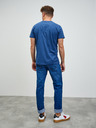 ZOOT.lab Modré pánské vzorované tričko ZOOT.lab Rowan