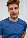 ZOOT.lab Modré pánské vzorované tričko ZOOT.lab Rowan