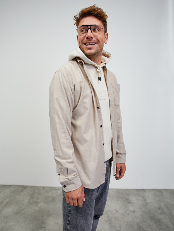 ZOOT.lab Krémová pánská mikina s kapucí ZOOT.lab Jaxon