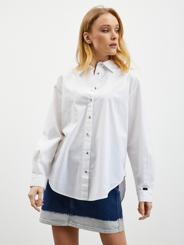 ZOOT.lab Bílá dámská oversize košile ZOOT.lab Rosalinde