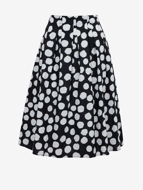ZOOT.lab Bílo-černá dámská puntíkovaná sukně ZOOT.lab Jenesa