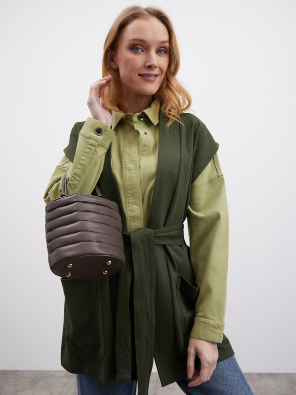 ZOOT.lab Světle zelená dámská svrchní oversize košile ZOOT.lab Becca