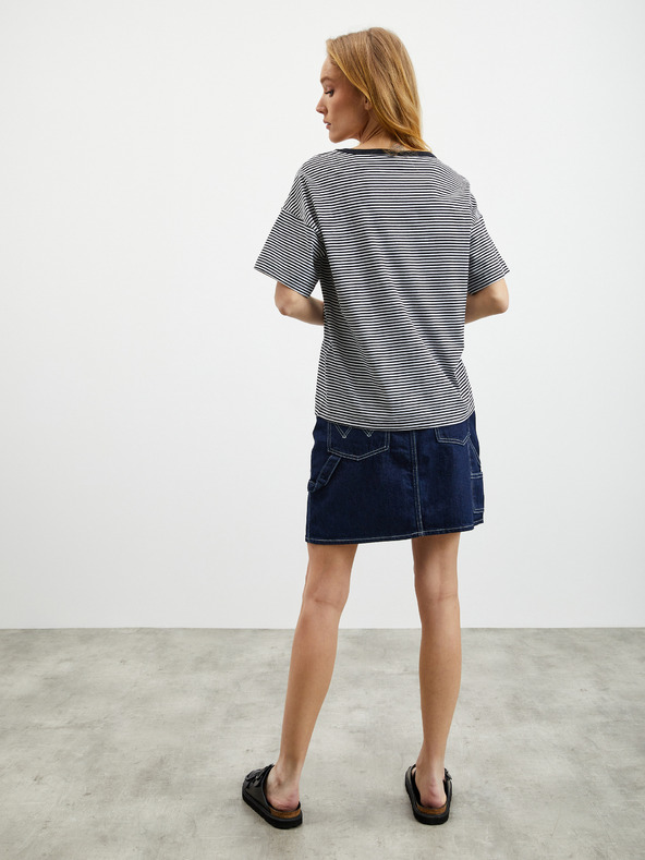 ZOOT.lab Černé dámské pruhované tričko ZOOT.lab Floss