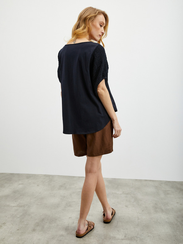 ZOOT.lab Černé dámské oversize tričko ZOOT.lab Kyala