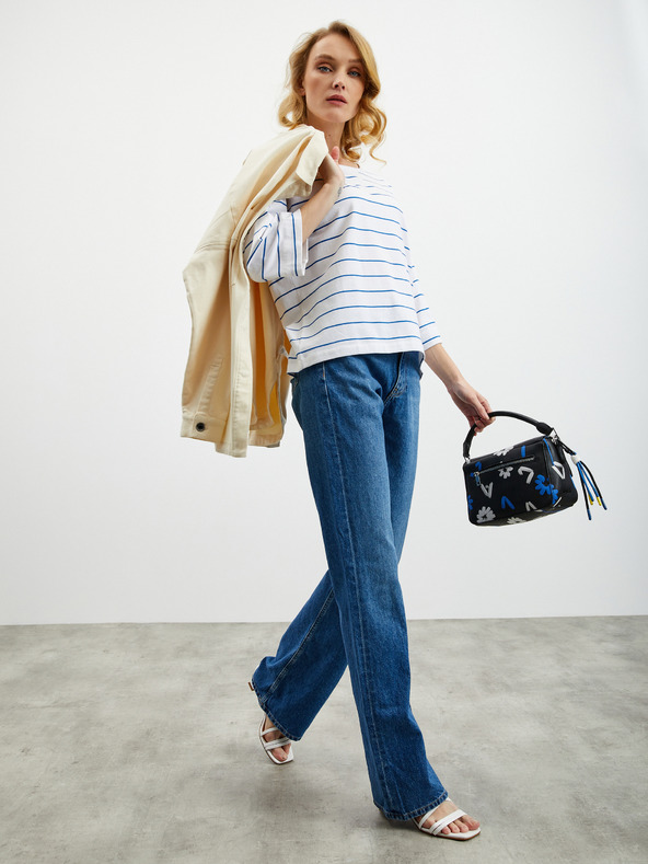 ZOOT.lab Bílé dámské pruhované tričko ZOOT.lab Dolly