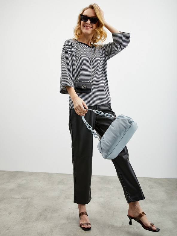 ZOOT.lab Černé dámské pruhované tričko ZOOT.lab Dolly