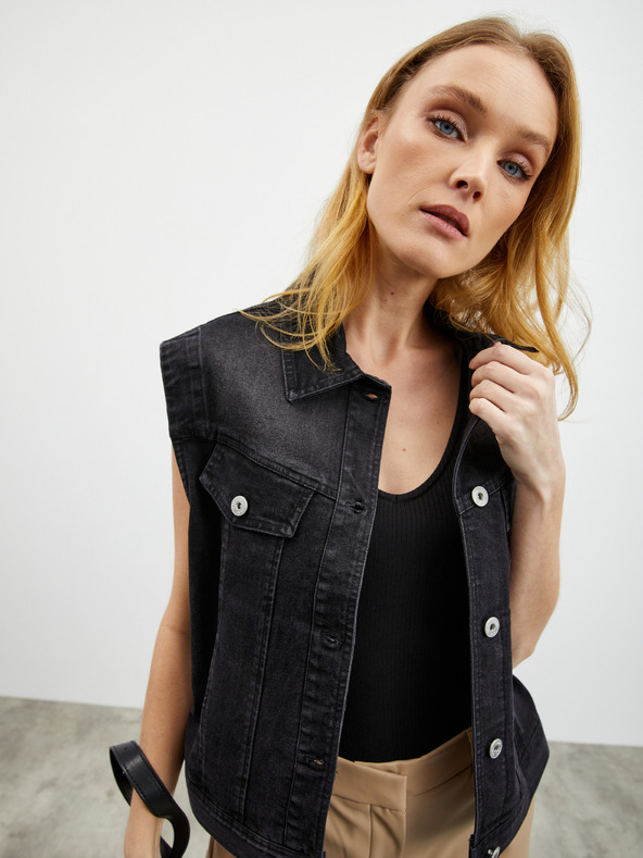 ZOOT.lab Černé dámské žebrované body ZOOT.lab Olga