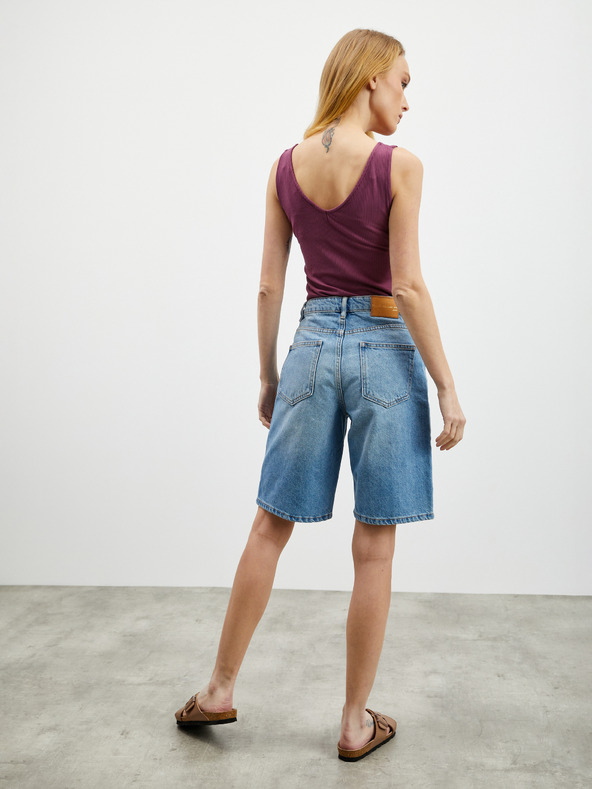 ZOOT.lab Fialové dámské žebrované body ZOOT.lab Olga