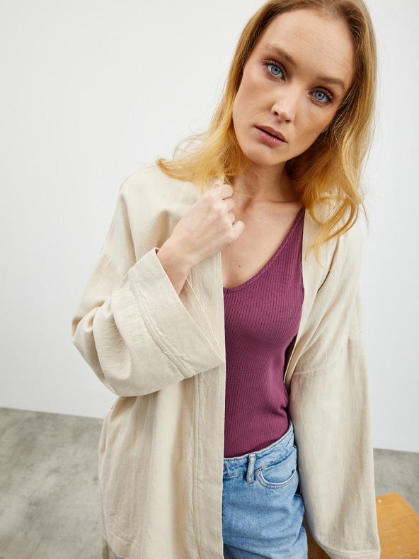 ZOOT.lab Fialové dámské žebrované body ZOOT.lab Olga