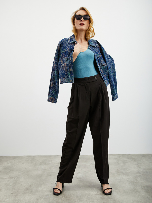 ZOOT.lab Modré dámské  žebrované body ZOOT.lab Olga