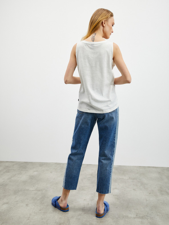 ZOOT.lab Bílé dámské lněné tílko ZOOT.lab Josi