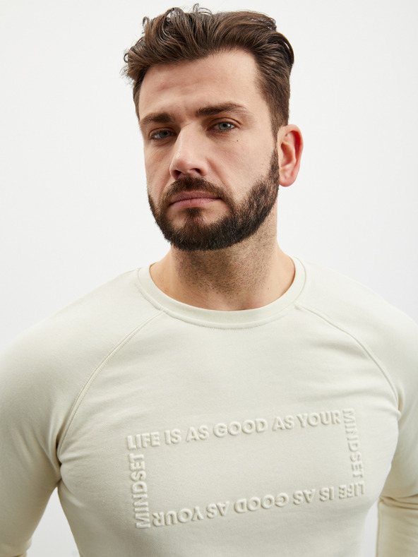 ZOOT.lab Krémová pánská mikina ZOOT.lab Harold