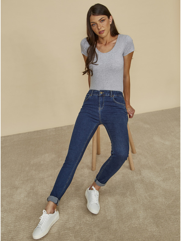 ZOOT.lab Modré dámské slim fit džíny ZOOT.lab