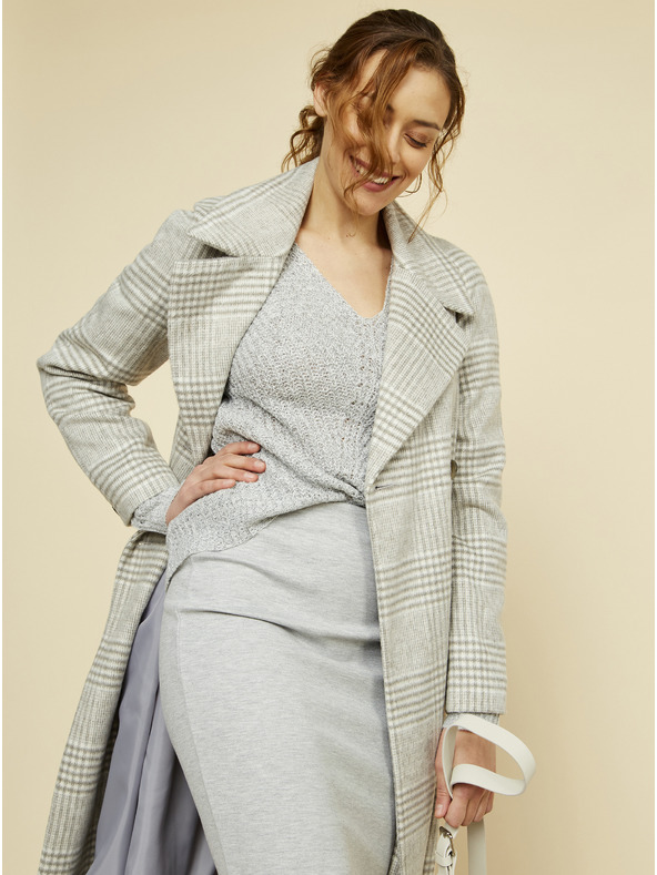 ZOOT.lab Šedá pouzdrová sukně ZOOT.lab Victoria