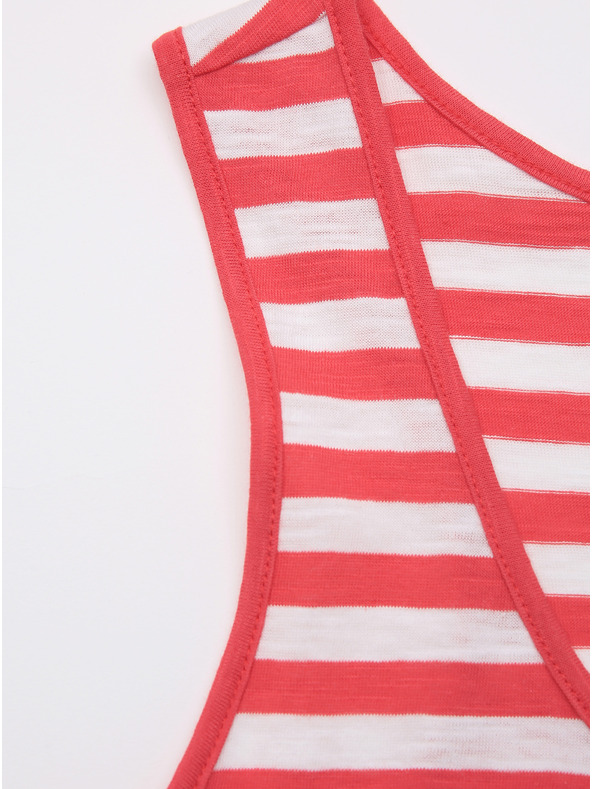 ZOOT.lab Bílo-červené dámské pruhované tílko ZOOT.lab Josefina