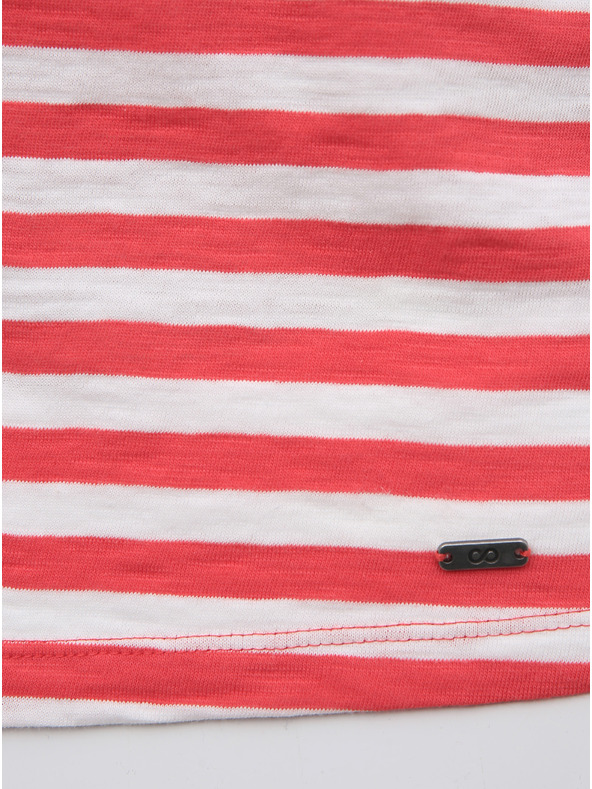 ZOOT.lab Bílo-červené dámské pruhované tílko ZOOT.lab Josefina