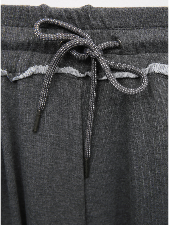 ZOOT.lab Šedé dámské žíhané teplákové kraťasy ZOOT.lab Abi