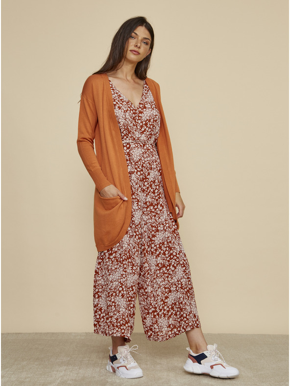 ZOOT.lab Oranžový dámský basic kardigan ZOOT.lab Gita