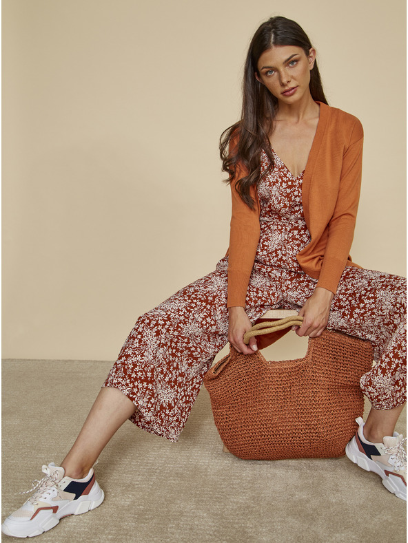 ZOOT.lab Oranžový dámský basic kardigan ZOOT.lab Gita