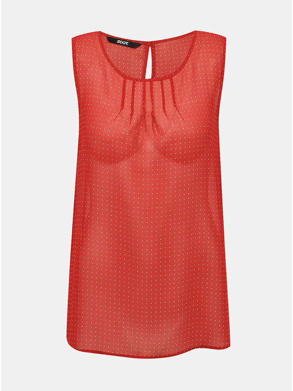ZOOT.lab Červená puntíkovaná halenka ZOOT.lab Tina