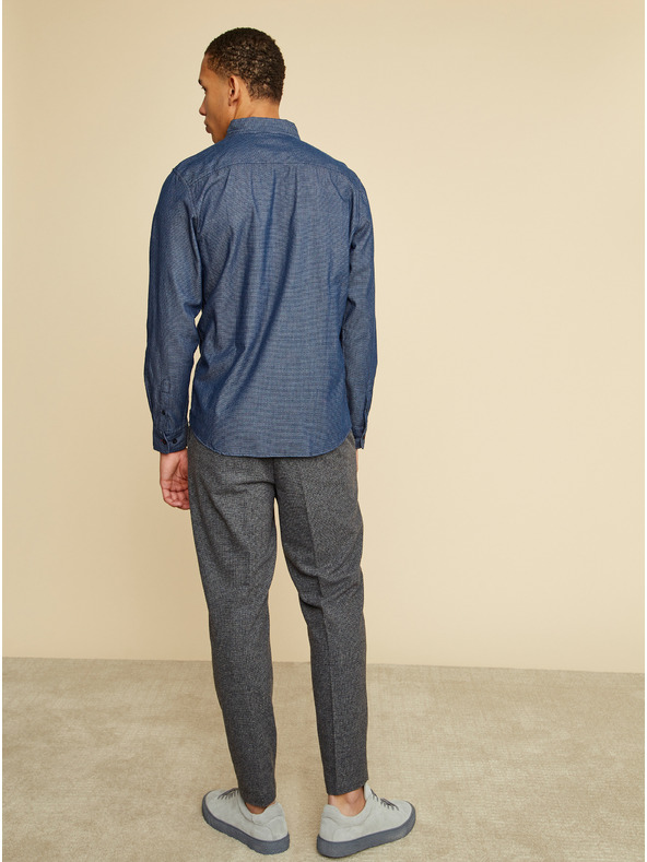 ZOOT.lab Modrá pánská košile ZOOT.lab Aiden