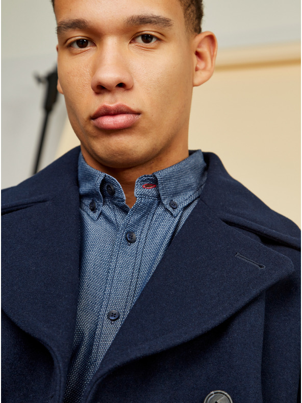 ZOOT.lab Modrá pánská košile ZOOT.lab Aiden