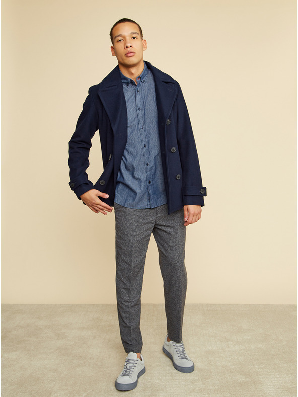 ZOOT.lab Modrá pánská košile ZOOT.lab Aiden