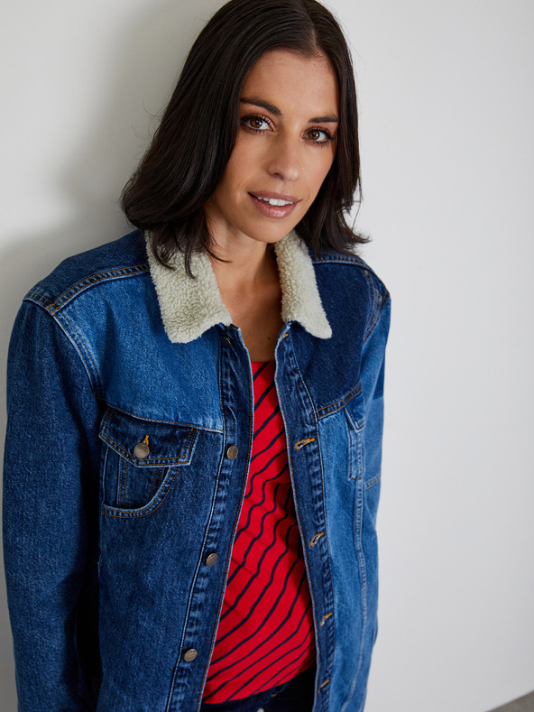 ZOOT.lab Červené dámské pruhované tričko ZOOT.lab Karin