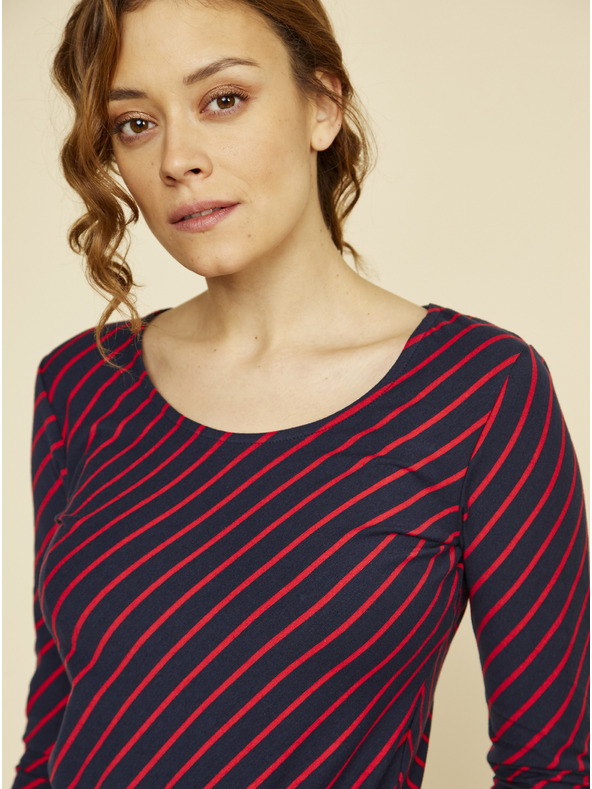 ZOOT.lab Tmavě modrá dámské pruhované tričko ZOOT.lab Karin