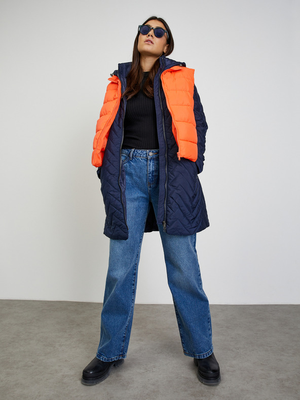 ZOOT.lab Tmavě modrý dámský prošívaný kabát ZOOT.lab Molly