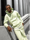 ICOONIC Světle zelené unisex basic tepláky ICOONIC