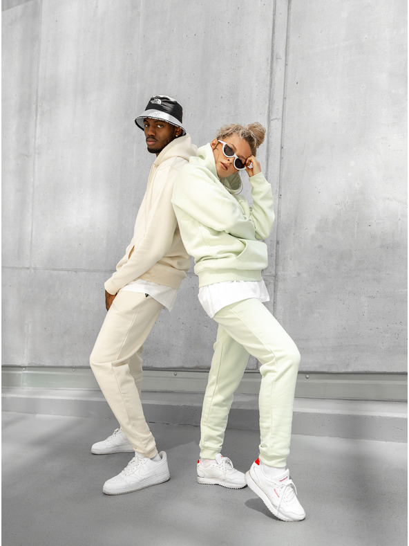 ICOONIC Béžové unisex basic tepláky ICOONIC