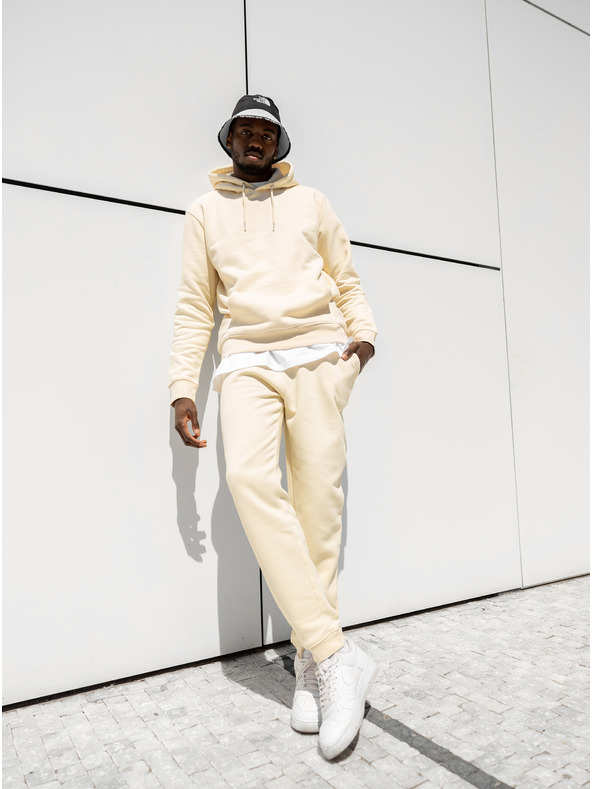 ICOONIC Béžové unisex basic tepláky ICOONIC