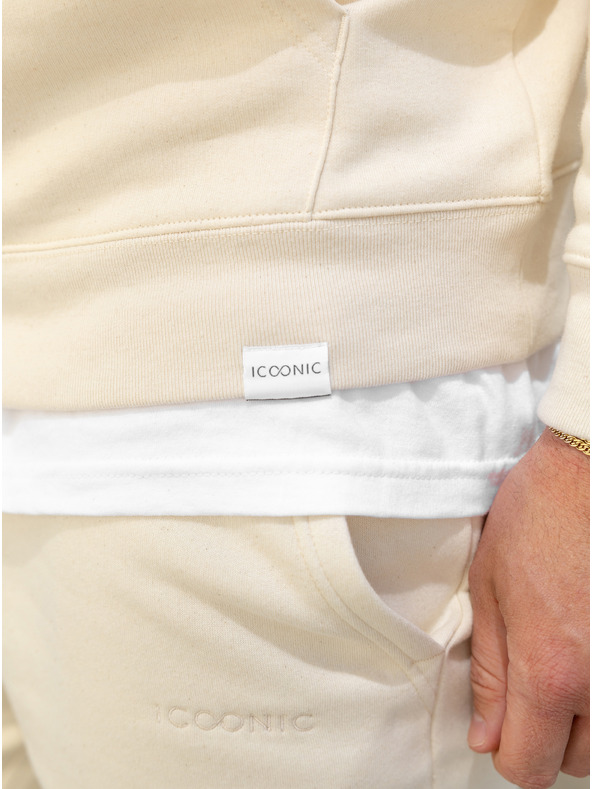ICOONIC Béžové unisex basic tepláky ICOONIC