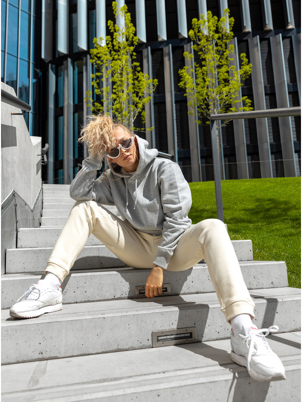 ICOONIC Béžové unisex basic tepláky ICOONIC