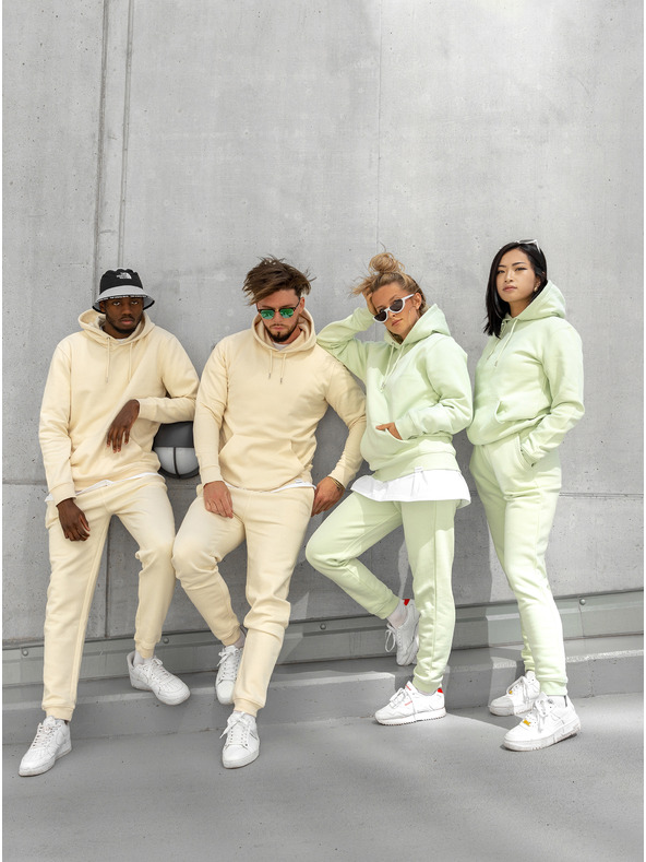 ICOONIC Béžové unisex basic tepláky ICOONIC