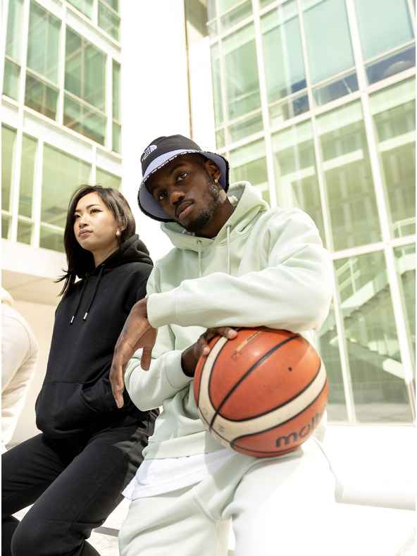 ICOONIC Černé unisex basic tepláky ICOONIC