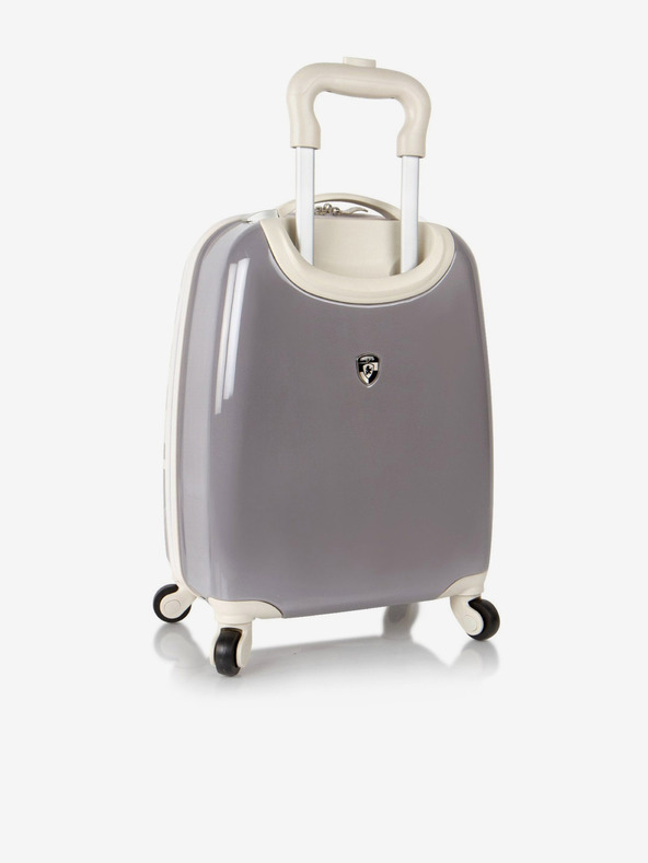 Heys Šedý dětský vzorovaný kufr Heys Kids 4w Grey Camo