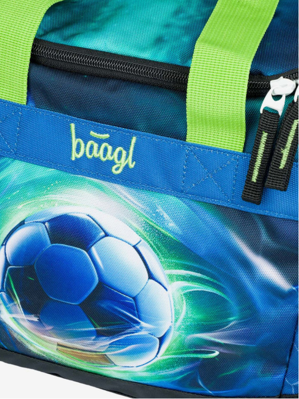 BAAGL  Modrá Dětská sportovní taška Fotbal Míč Baagl